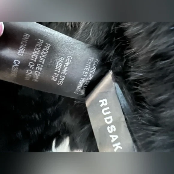 New Rudsak Rabbit Fur Vest - Picture 4 of 4